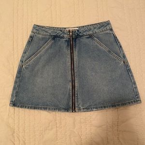 Kendall & Kylie Jean Mini Skirt